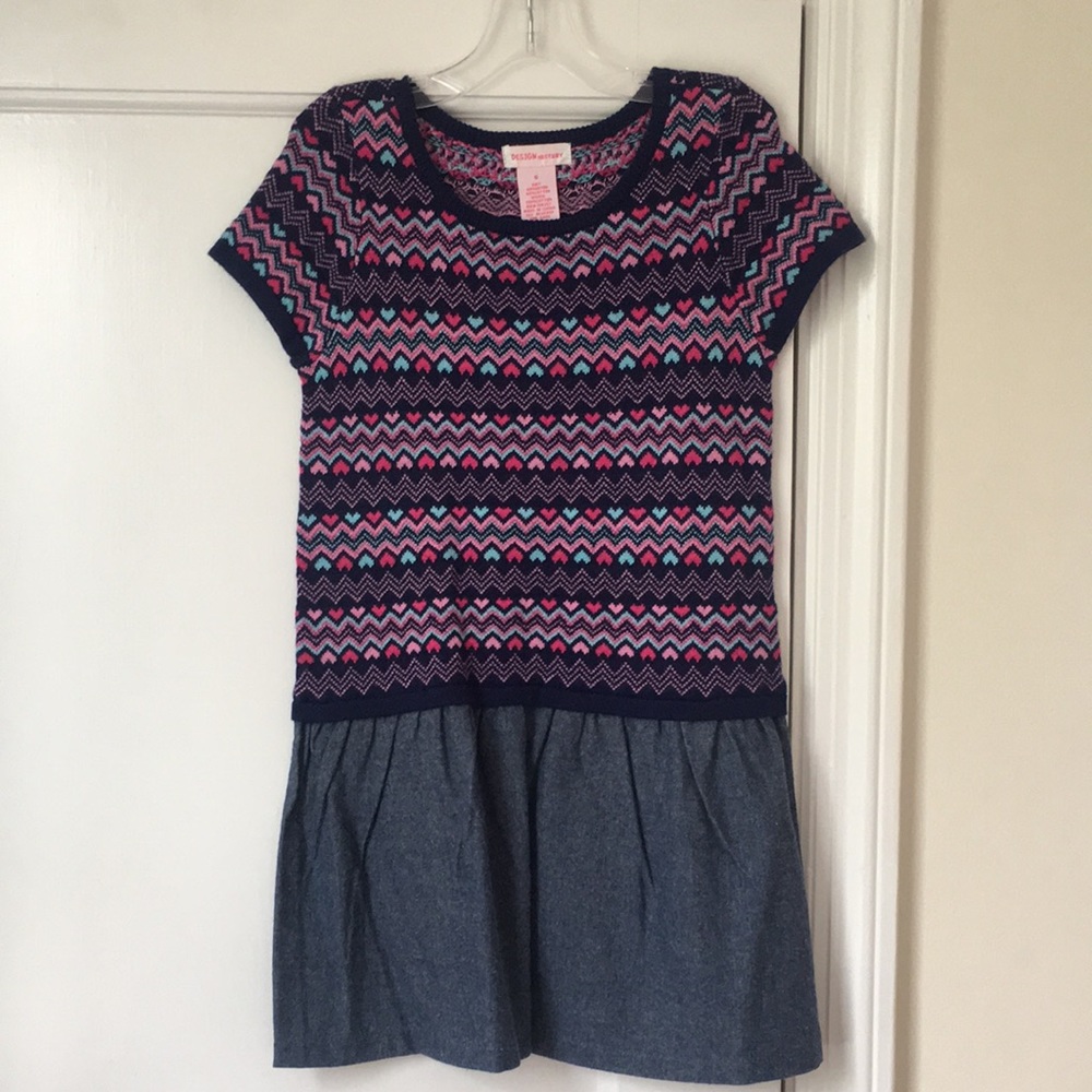 NWT Design History Knit Denim Dress